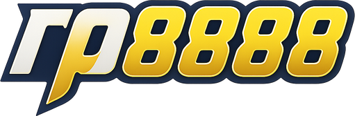 Logo rp8888 platform hiburan online Indonesia